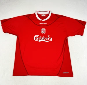 Liverpool 2002/2003 Home Football Shirt Reebok Authentic Mens Extra Large XL - Picture 1 of 12