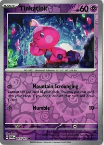Tinkatink Reverse Holo Common SV04: Paradox Rift PAR EN 082/182 NM - Picture 1 of 1