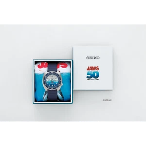 Seiko Prospex JAWS 50th Anniversary Limited SBDY137 Men's Diver Watch - Picture 1 of 9
