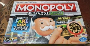 Monopoly Crooked Cash Board Game Decoder To Find Fake & Make Money 100% Complete - Picture 1 of 6