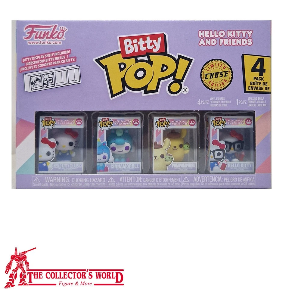 Sanrio Funko Bitty Pop Hello Kitty And Friends Classic Set 4pcs Vinyl Figura - Imagen 1 de 1