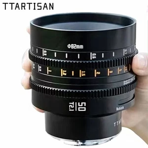TTArtisan 35mm 50mm 85mm T2.1 Full Frame Dual Bokeh Cine Lens For E/L/Z/X/RF - Picture 1 of 13