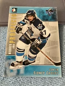 SIDNEY CROSBY 2004-05 IN THE GAME ITG HERO & PROSPECT ROOKIE RC CARD #104 - Picture 1 of 2