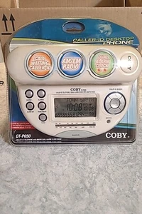 Sealed Vintage Coby CT-P650 Phone W/Caller ID and AM/FM Dual Alarm Clock Radio - Picture 1 of 8