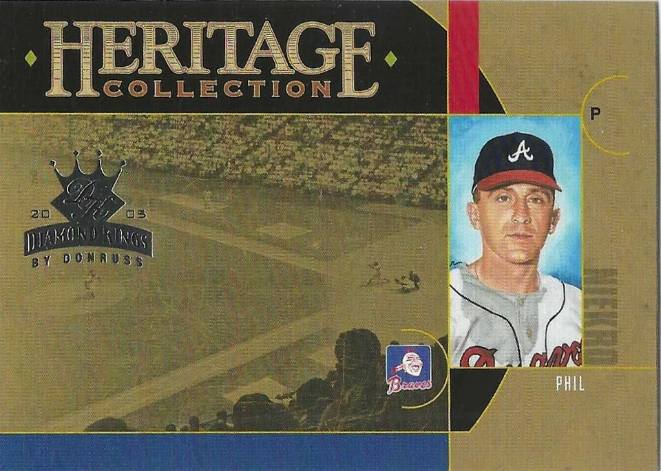 PHIL NIEKRO 2005 DIAMOND KINGS HERITAGE COLLECTION #HC21 ATLANTA BRAVES - Image 1 of 1