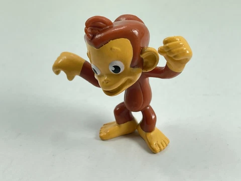 SML Paw Patrol 2011 Mandy Brown Monkey Rescue Solid Vinyl Plastic 2" Figure Cover