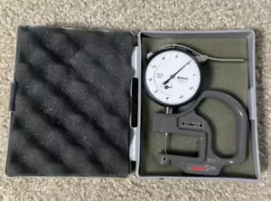 Mitutoyo Dial Thickness Gage Needle Tip 7326 Machinist Inspection Tool Guage - Picture 1 of 15