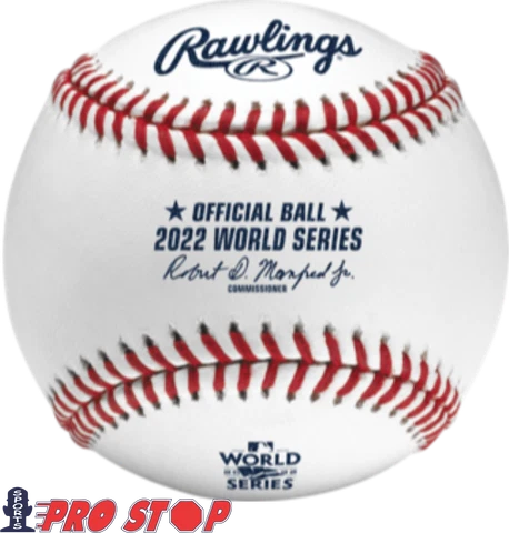 2022 Rawlings Official WORLD SERIES Baseball  - boxed   PHILLIES vs ASTROS Cover