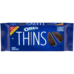 OREO Thins Chocolate Sandwich Cookies, Family Size, 11.78 oz - Picture 1 of 2