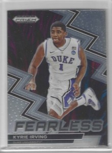 2023 PANINI SILVER PRIZM DRAFT PICKS FEARLESS #16 KYRIE IRVING * DALLA MAVERICKS