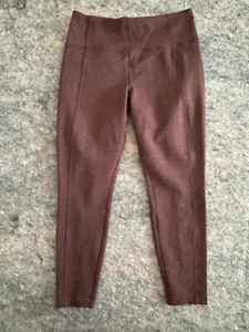 Athleta Delancey Herringbone Tight Leggings red large - Picture 1 of 5