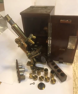 ANTIKES MIKROSKOP KORISKA MILANO Ende 800 in sehr gutem Zustand CVMA - Bild 1 von 8