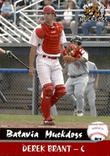 2004 Batavia Muckdogs Team Issue #7 Derek Brant St Michael Minnesota MN Card