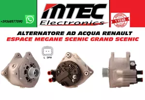 ALTERNATORE RAFFREDDATO AD ACQUA // RENAULT ESPACE MEGANE SCENIC GRAND LIQUIDO - Picture 1 of 1