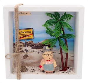 Geldgeschenk Verpackung Ruhestand Rente Frau Pension Abschiedsgeschenk Geschenk - Bild 1 von 4