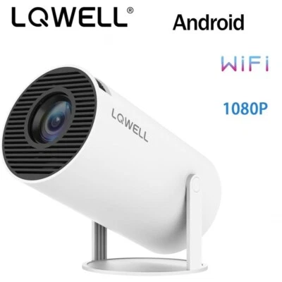 HY300-PRO 4K  Mini Smart Beamer 5G WiFi Heimkino Projektor LED Bluetooth Android - Bild 1 von 4