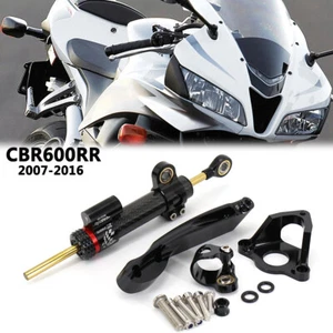 FOR HONDA CBR600RR 2007-2016 New Steering Stabilize Damper Bracket Mount Kit  - Picture 1 of 11