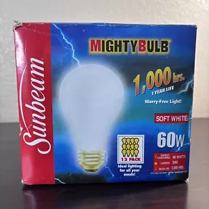 Sunbeam Mightbulb 60W Soft White 540 Lumen 1,000hrs Light Bulbs - 11 Pack - Picture 1 of 9
