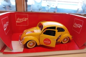 1:18 Solido #9506 Volkswagen Beetle VW Coca-Cola RARE COCCINELLE BERLINE SH10 - Picture 1 of 10