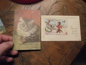 Chat Chef d'Orchestre des Oiseaux ill Gougeon + autre - Picture 1 of 2