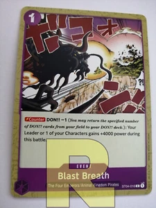 Blast Breath ® Común ® Reino Animal C ST04-016 ® Una Pieza ® Inglés - Imagen 1 de 1