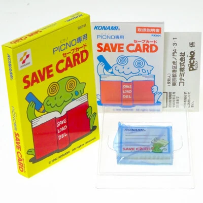 Konami Picno SAVE CARD RX101 Japan Import NTSC-J Memory Boxed Complete - Image 1 of 2