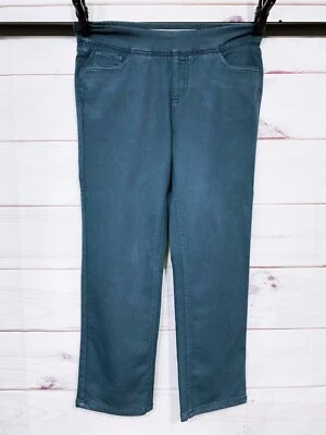Denim & Company Womens Jeggings Size MP Gray Stretch Mid-Rise 5 Pockets Pull On Foto 1 de 4