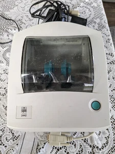 2 Eltron/Zebra LP2442PSA/UPS2442 Thermal Label Shipping Printers Parallel To USB - Picture 1 of 4