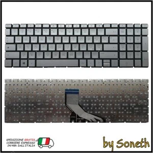 TASTIERA ITALIANA PER HP 15-DW 15-DW2023NL 15-DW0070NL 15-DW1076NL SILVER - Foto 1 di 3