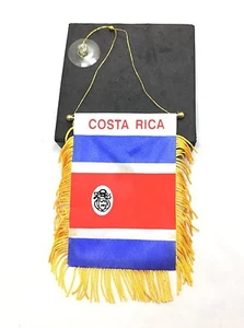 Mini Bandera de Costa Rica San José Costa Rica 4" x 6" con Ventosa Latino - Imagen 1 de 9