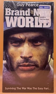 Brand New World VHS 2004 Guy Pearce **SEALED NEW** **Buy 2 Get 1 Free** - Image 1 of 3