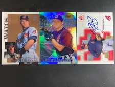 1997 BOWMAN BEST RUSSELL BRANYAN RC REFRACTOR PLUS TWO OTHER CARDS