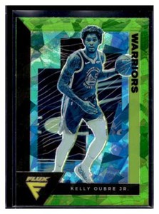 2020-21 Panini Flux Green Cracked Ice Prizm #56 Kelly Oubre Jr. Fanatics