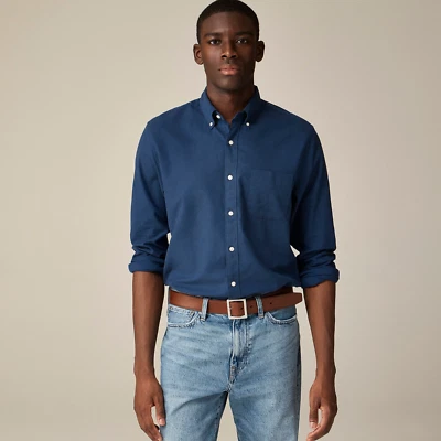 J Crew NAVY Classic Fit Broken-in Organic Cotton Oxford Shirt ~ New M/L/XL! - Image 1 of 4