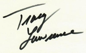 "Sticks and Stones" Tracy Lawrence Signed 3X5 Index Card Autograph World COA