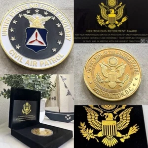 Moneta Pattuglia aerea civile ausiliaria dell'AERONAUTICA MILITARE USA con premio pensione - Foto 1 di 7