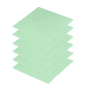6 Pcs Thermal Pads 100x100x2mm for CPU GPU M.2 SSD NVMe Green - Afbeelding 1 van 7