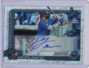 2025 Topps Pro Debut Baseball PJ Morlando Auto Sparkle Foil /150 #PD-163 - Picture 1 of 2