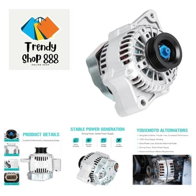 New Alternator for Suzuki 1.8L Sidekick 1996 1997 1998,Fit for Esteem 1999 20... - Image 1 of 4