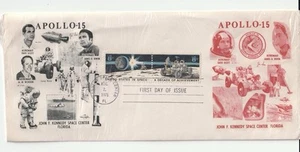 AUG 2, 1971 APOLLO 15 DECADE OF ACHIEVEMENT FDC KSC CANAVERAL ORBIT - Picture 1 of 2