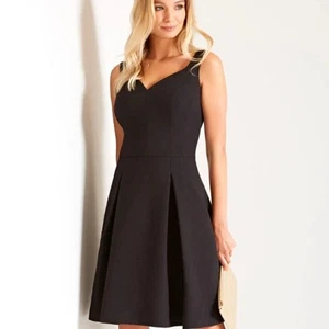 NEU Brovissimo schwarzes ärmelloses Mini Curvy Kleid - Bild 1 von 11