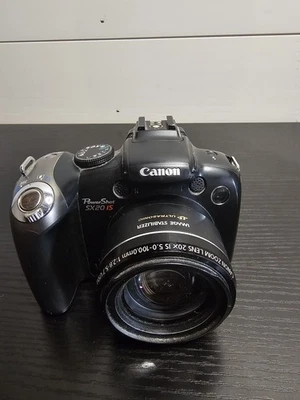 Цифровая камера Canon PowerShot SX20 Is 12,1 Мп черная - пожалуйста, прочтите - Изображение 1 из 4