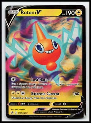 Rotom V SWSH257 Promo SWSH: Sword & Shield Promo Cards Pokémon Card - Image 1 of 2