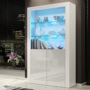 170cm Cabinet Sideboard I High Gloss/Matt Doors I Cupboard Display I Free LED - Picture 1 of 70
