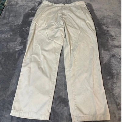 Pantalones de golf Nike para hombre color caqui tostado calce recto frente plano chinos talla 36x32 Foto 1 de 4