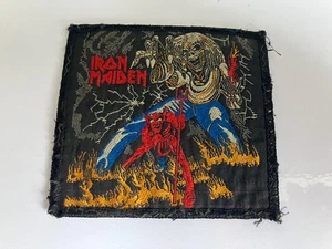 Vintage Iron Maiden Patch Badge - Foto 1 di 3