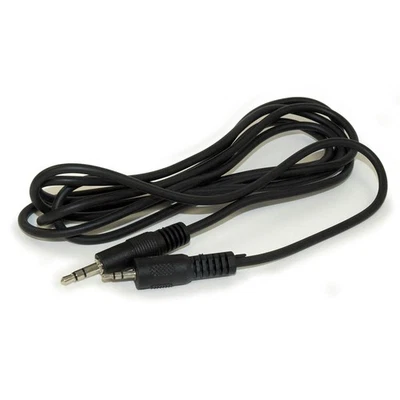 6ft 2.5mm to 3.5mm Mini Stereo TRS Plug Male/Male Cable  Black - Image 1 of 3