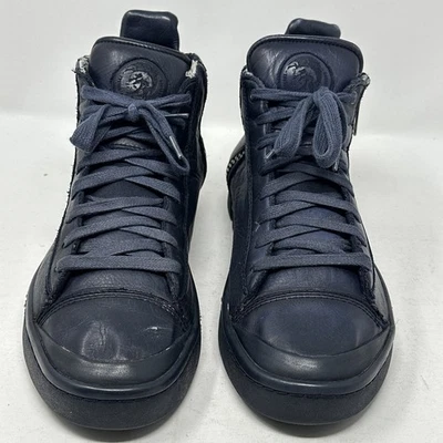 Zapatos Diesel S-Nentish Cremallera Redondos Parte Superior Alta Cuero Azul Para Hombre Talla 9 Foto 1 de 4