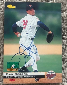 Tarjeta autografiada clásica #132 1994 firmada por Dan Serafini Minnesota Twins - Imagen 1 de 1
