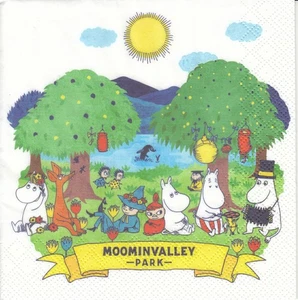 1 servilleta de papel para almuerzo (D9-19) Moomin Valley Park - Imagen 1 de 1